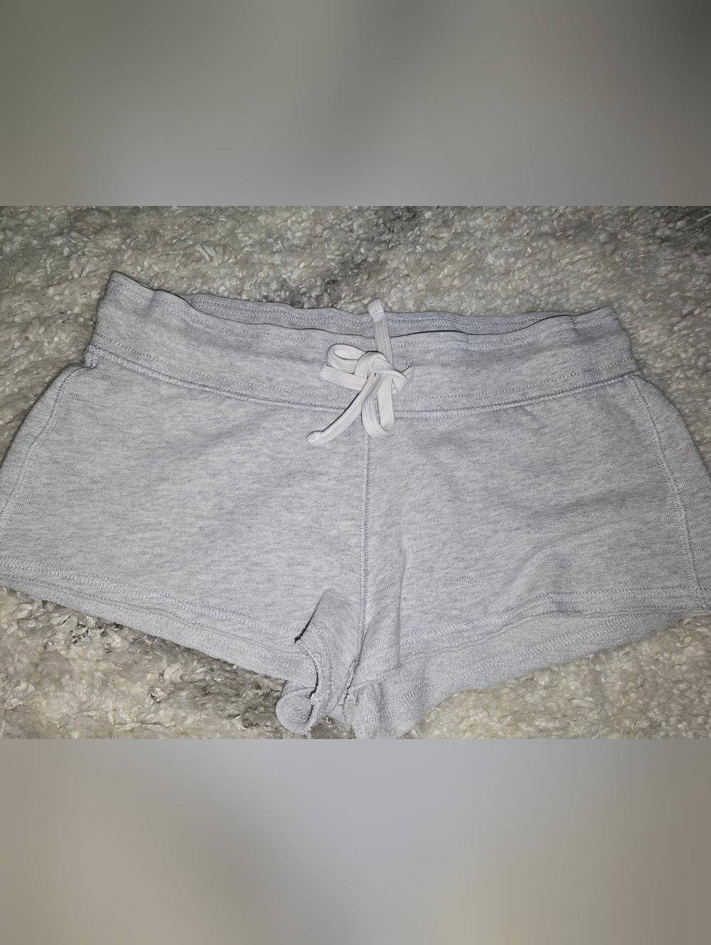 Mossimo Supply Co. Light Gray Drawstring Athletic Shorts